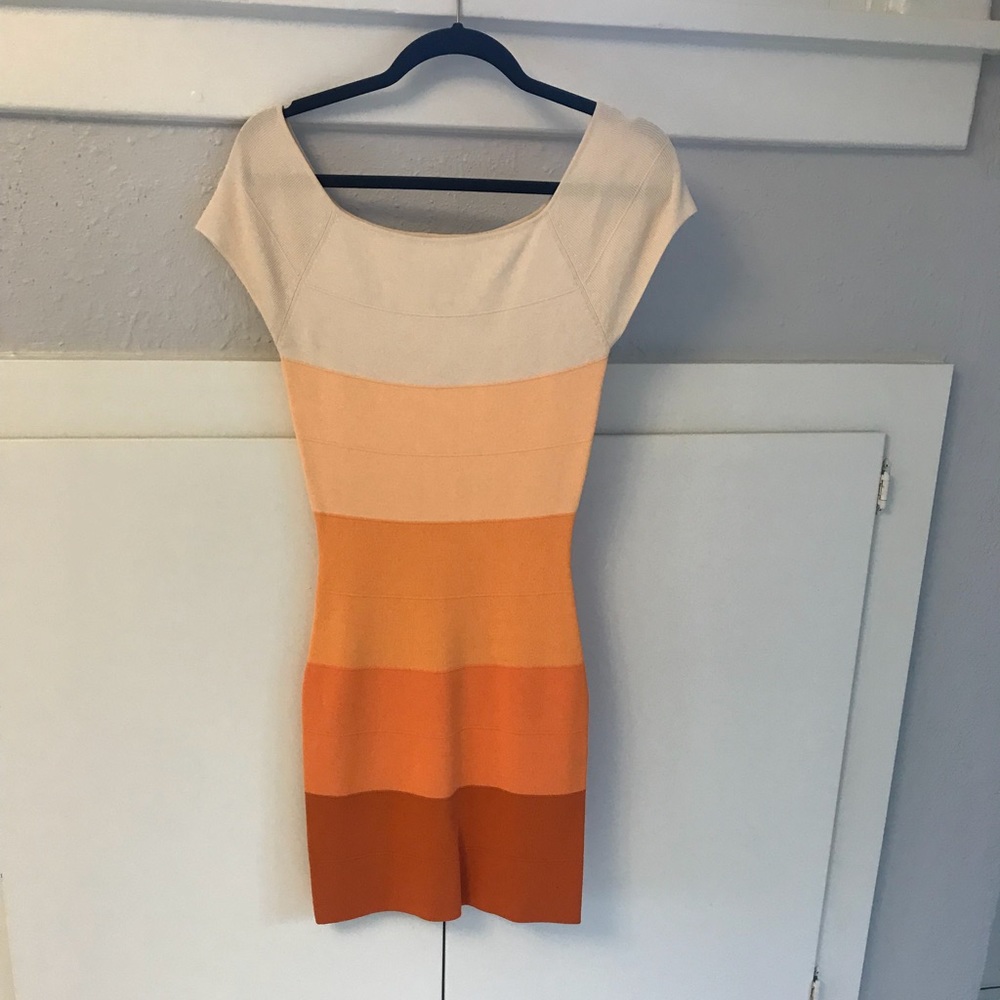 OMBRÉ BANDAGE DRESS - Picture 3 of 5